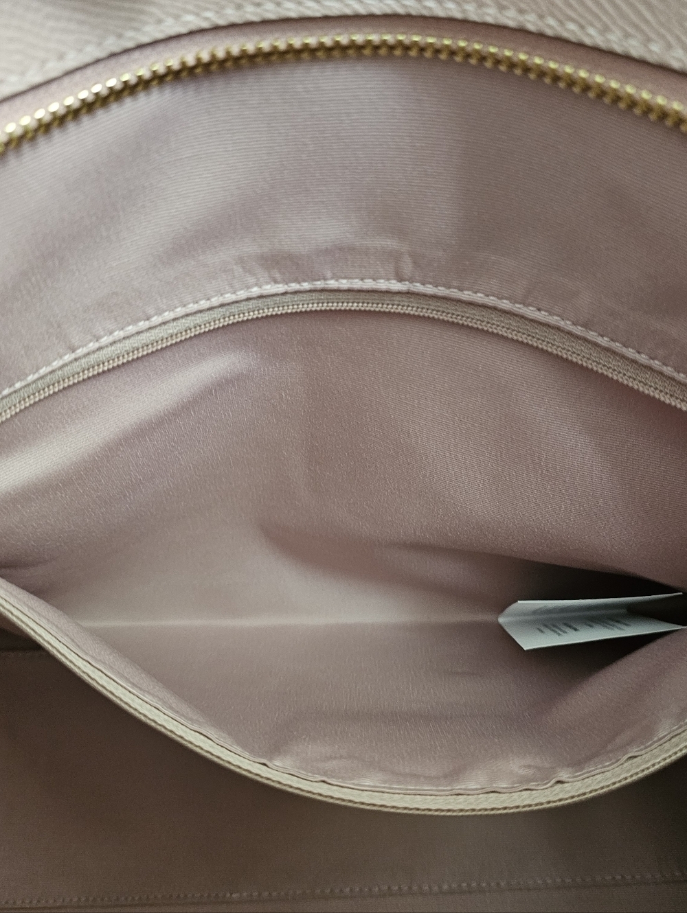 Coach Blush Pink Leather Tote with Front Pocket - Picture 13 of 13